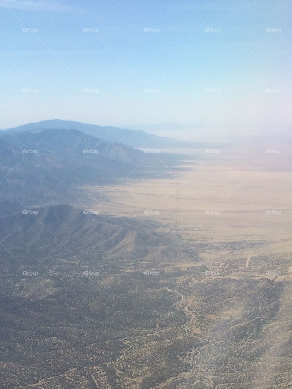View from jet going to Albequerque 