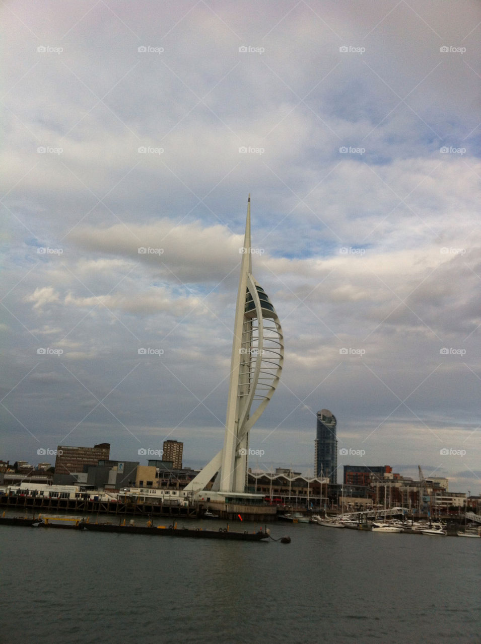 sea portsmouth tower spinnaker tower by paigelhornsey