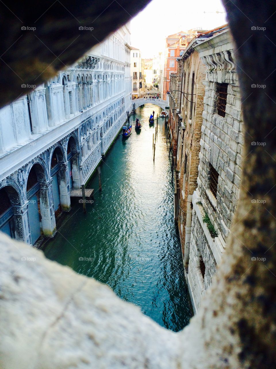 Bridge over the grand canal, Venice, Italy