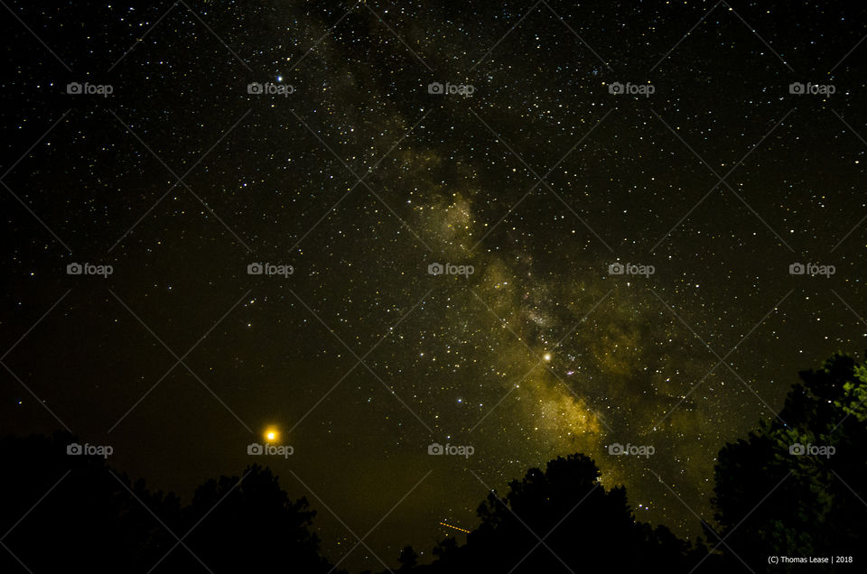 Milky Way and Mars