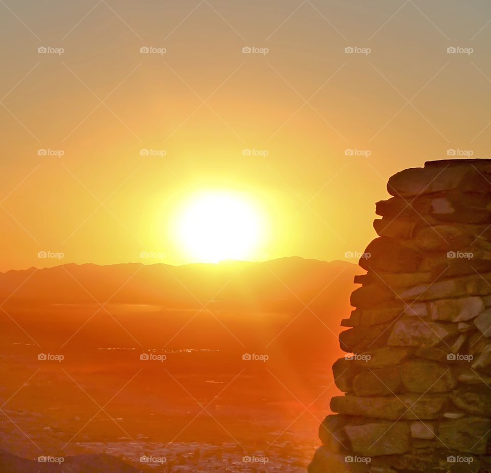 View of dramatic sky during sunset