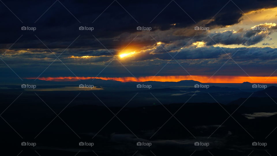 Sunset from Mt Pilchuck
