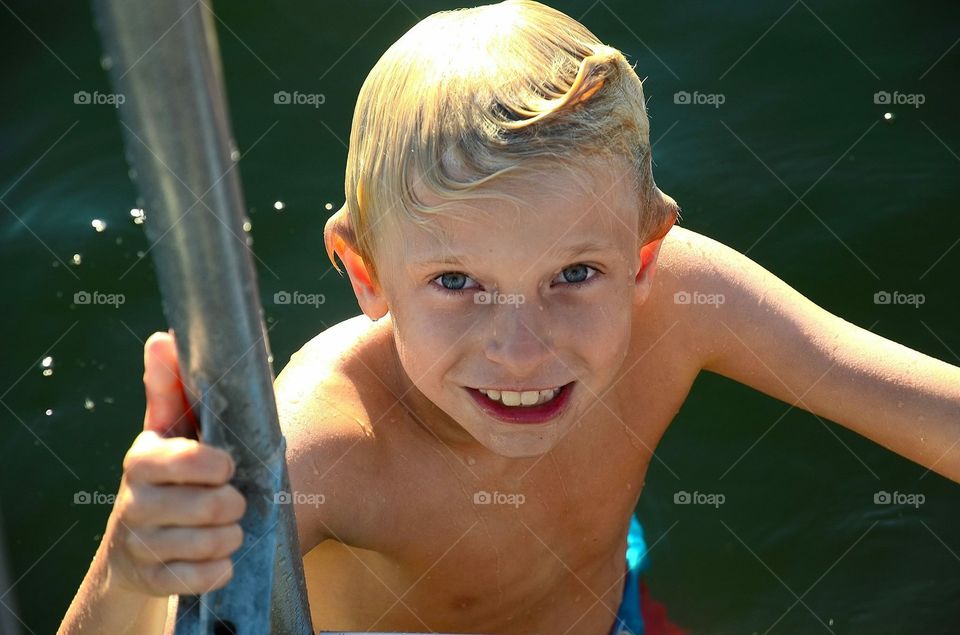 Early summer swimming