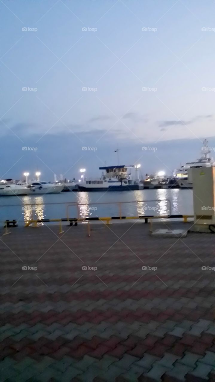 Evening Sochi_ Sochi on the Black Sea coast