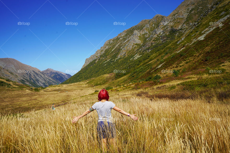walk through the mountains