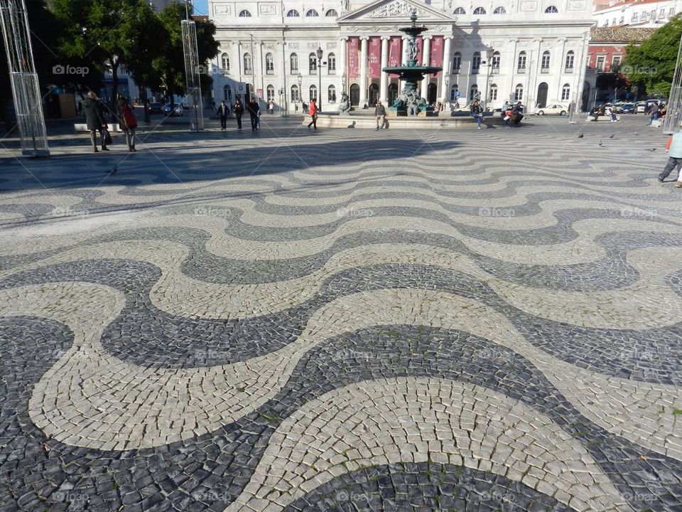 Lisbon Portugal plaza