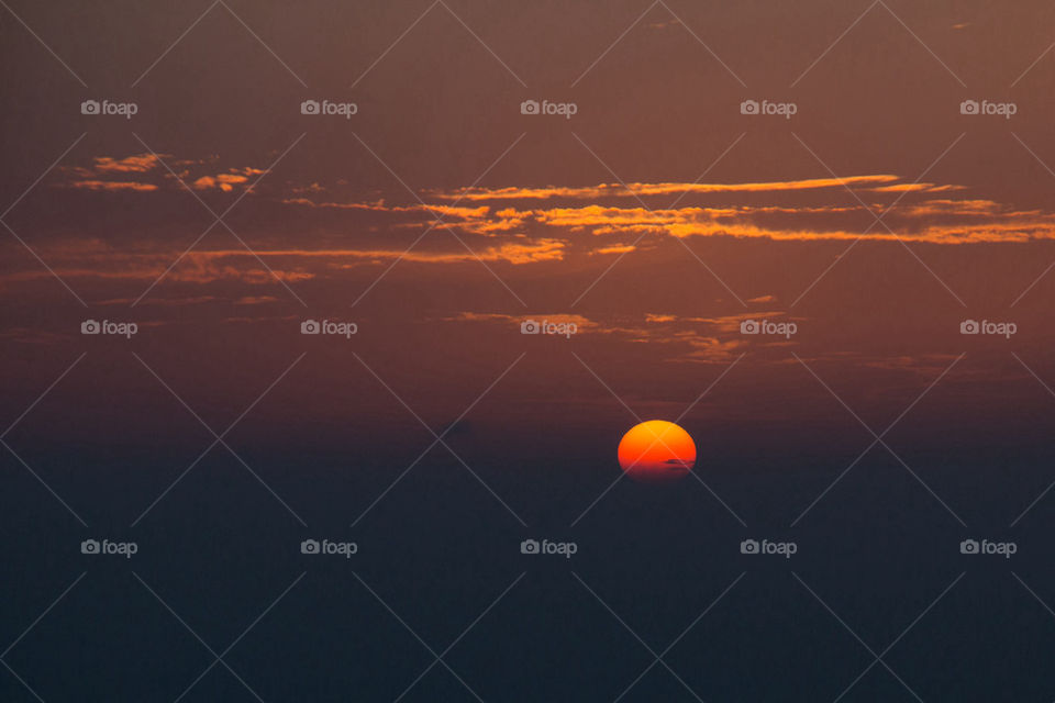 Sunset in israel