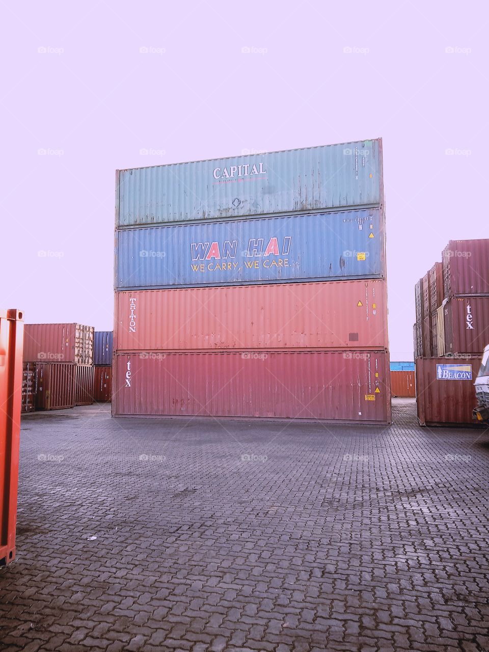 Cargo Container in CFS Area