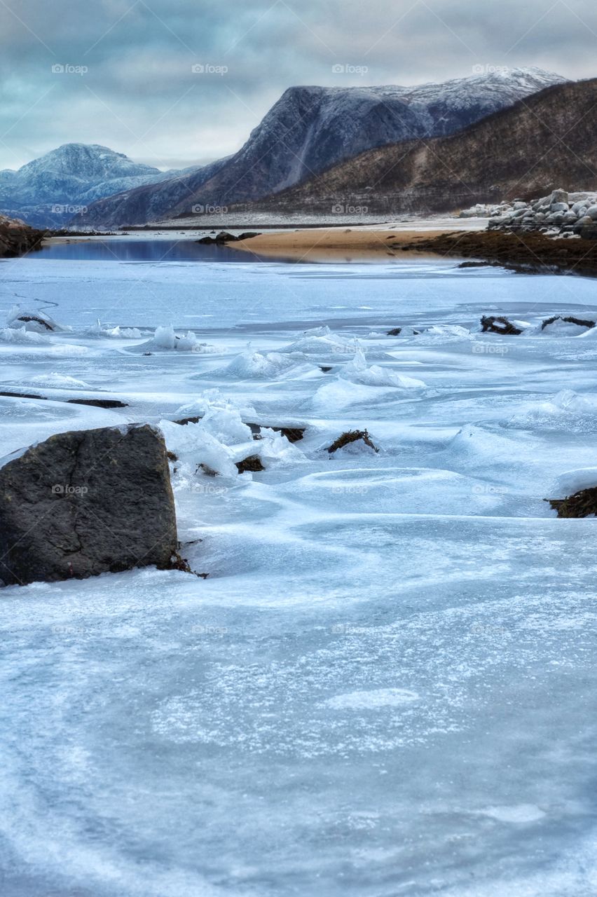 Frozen river