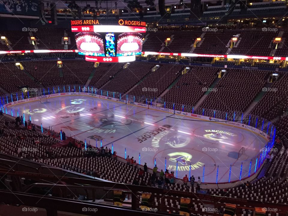 Rogers Arena, Vancouver, BC. 