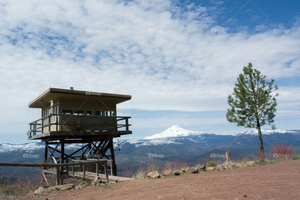 Fire Lookout Tower Central Oregon