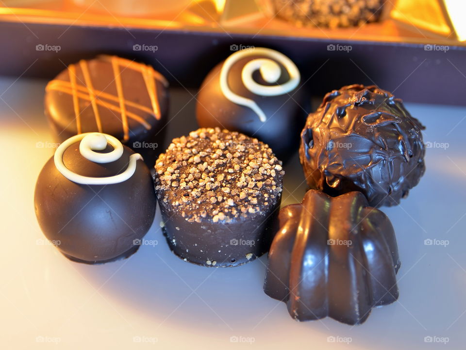 chocolates filled with liquor