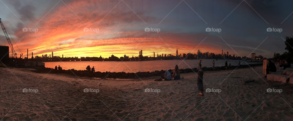 Sunset Over Manhattan