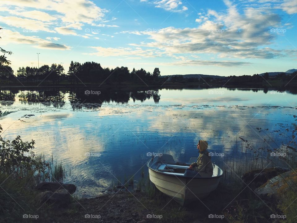 Water, No Person, Lake, Reflection, Dawn