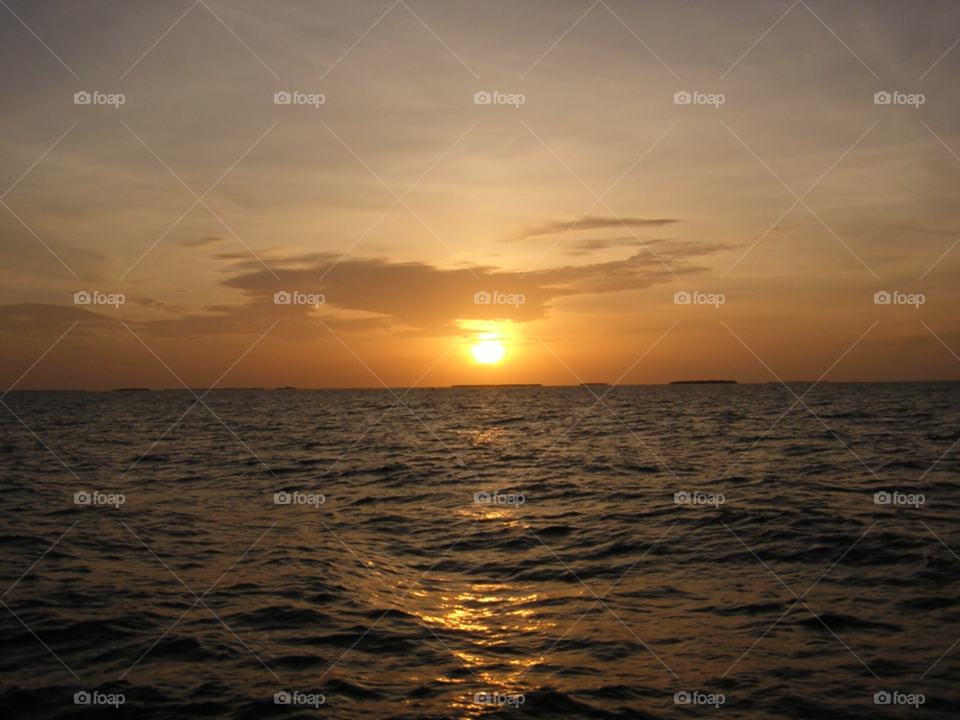 miami beach ocean nature sunset by izabela.cib