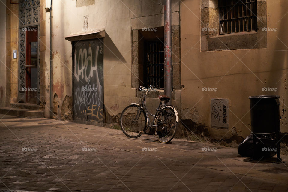 Lights and Shadows over a Bicycle 