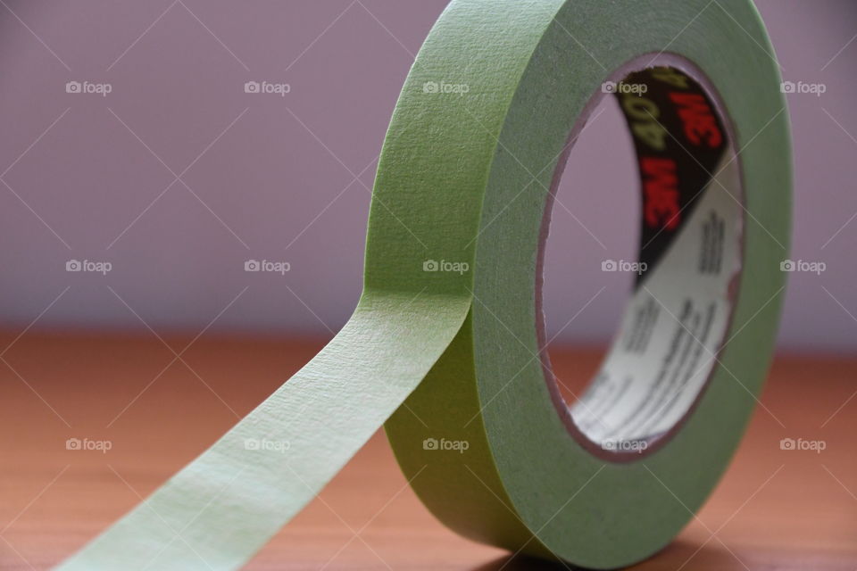 green masking tape