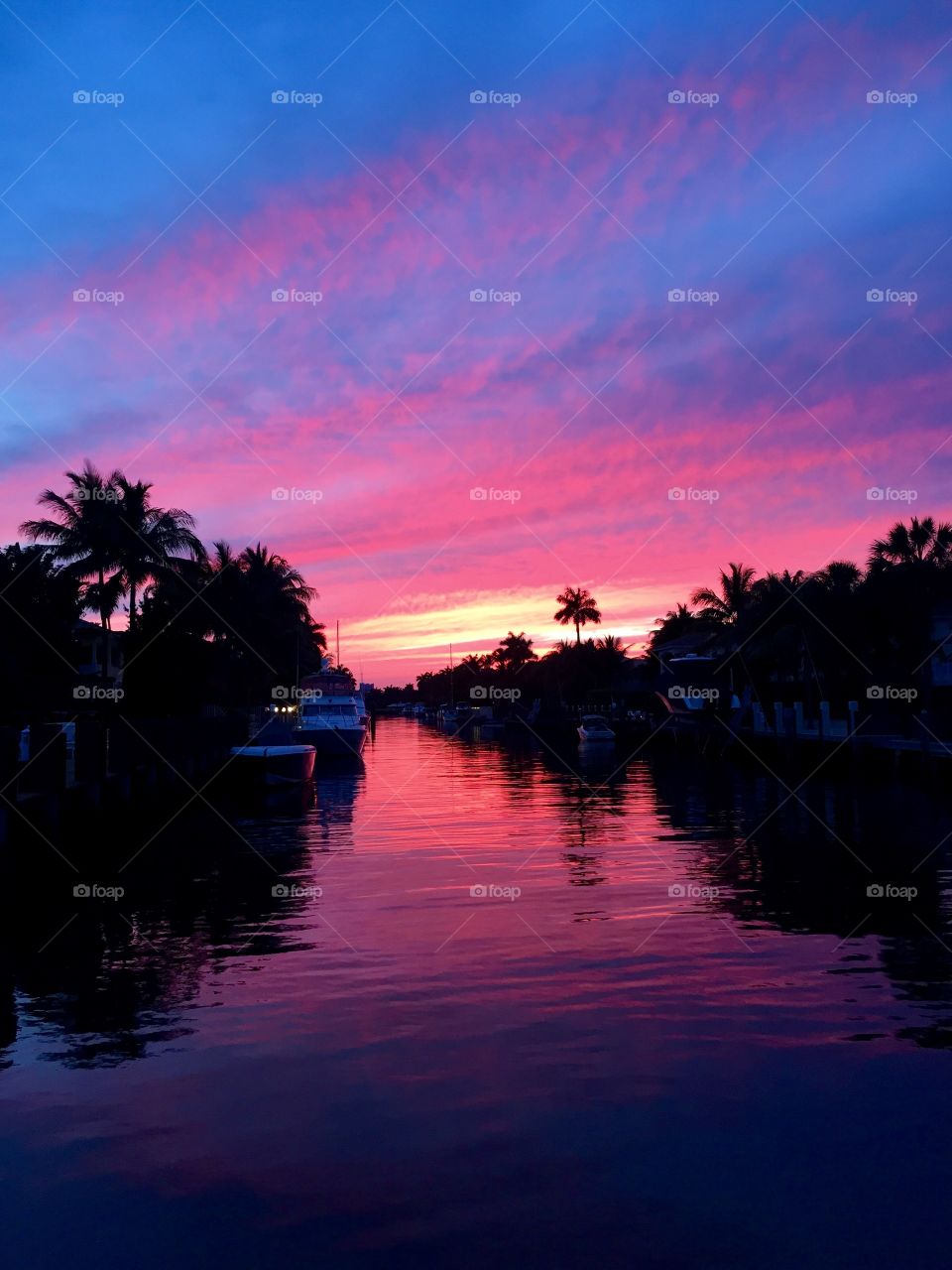 Beautiful sunset.  Ft. Lauderdale, FL