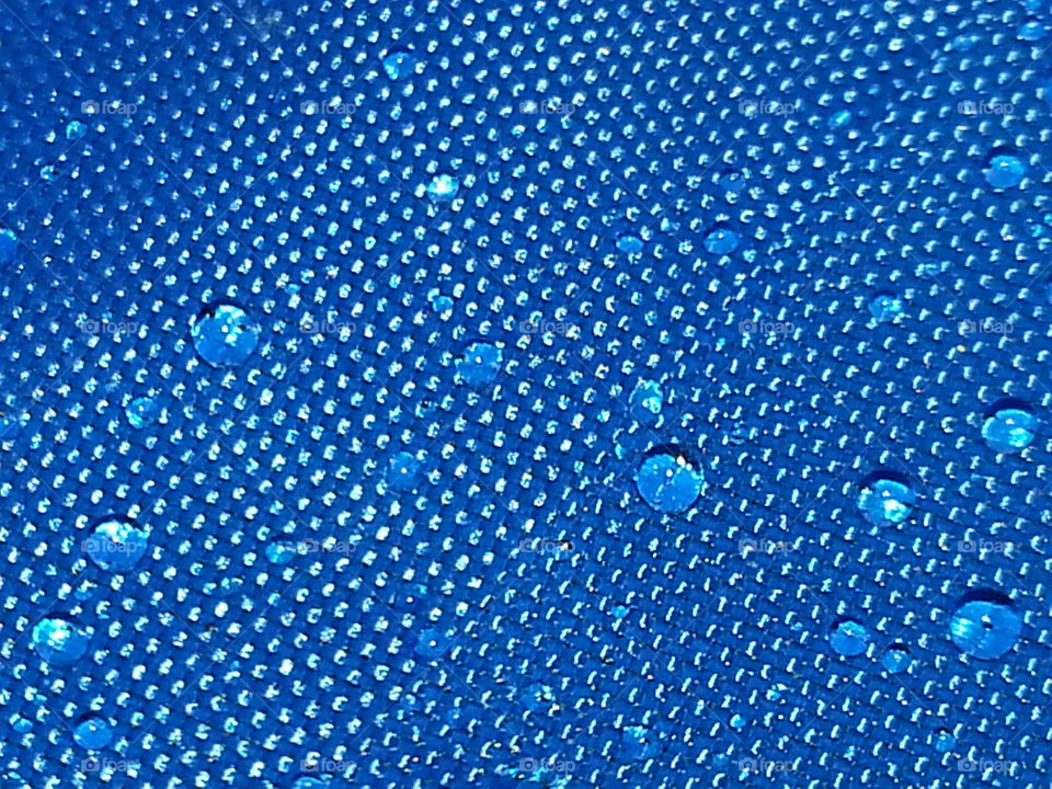 Blue rain drops 