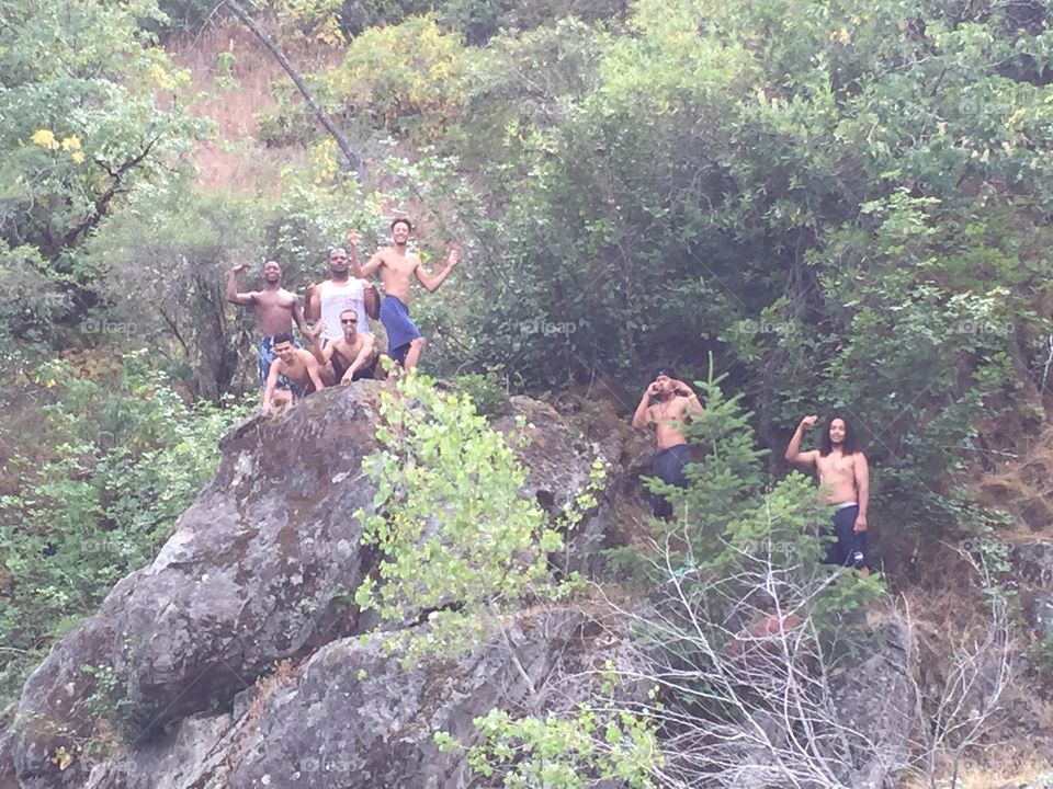 Adventure in the woods with the squad 
