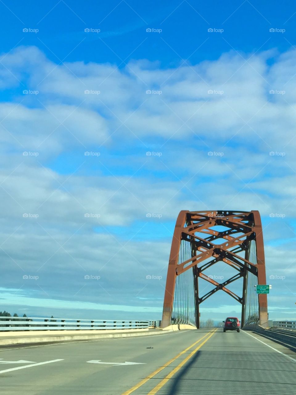 Sauvie Island Bridge, Portland, Oregon, USA