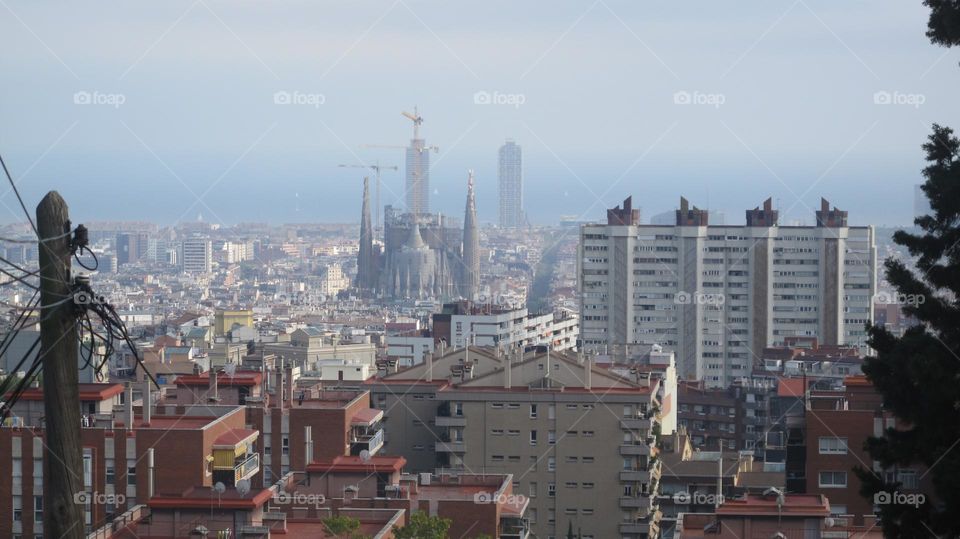 Barcelona from above 