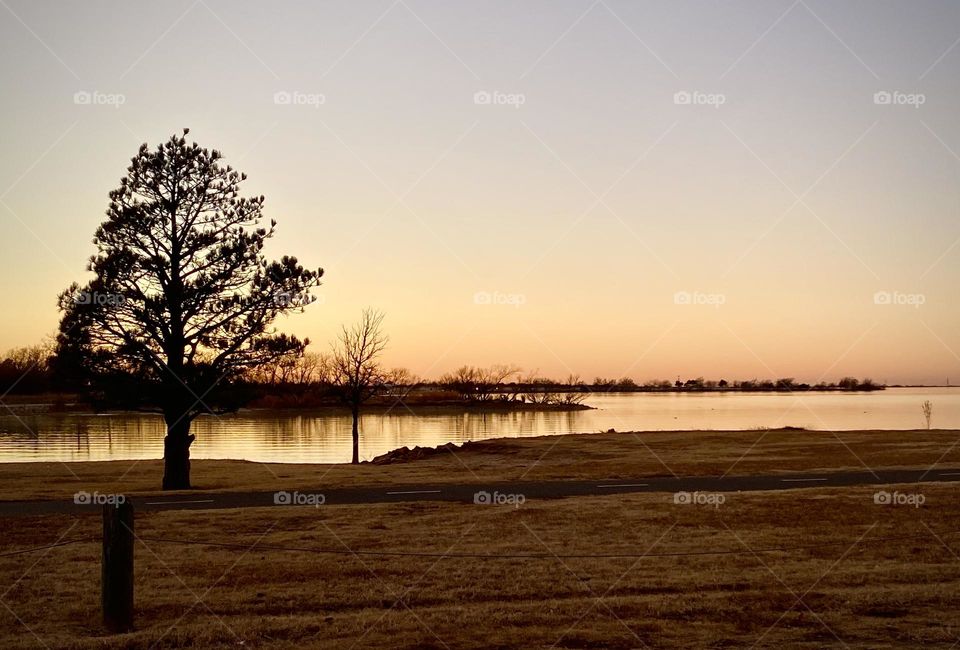 Sunset on the Lake 