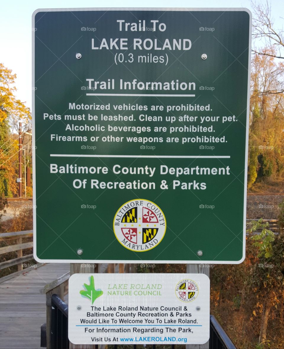 Baltimore County Sign