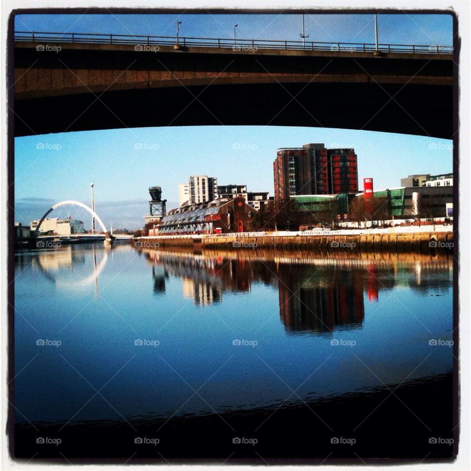 river architecture bridge glasgow by jbrinkler