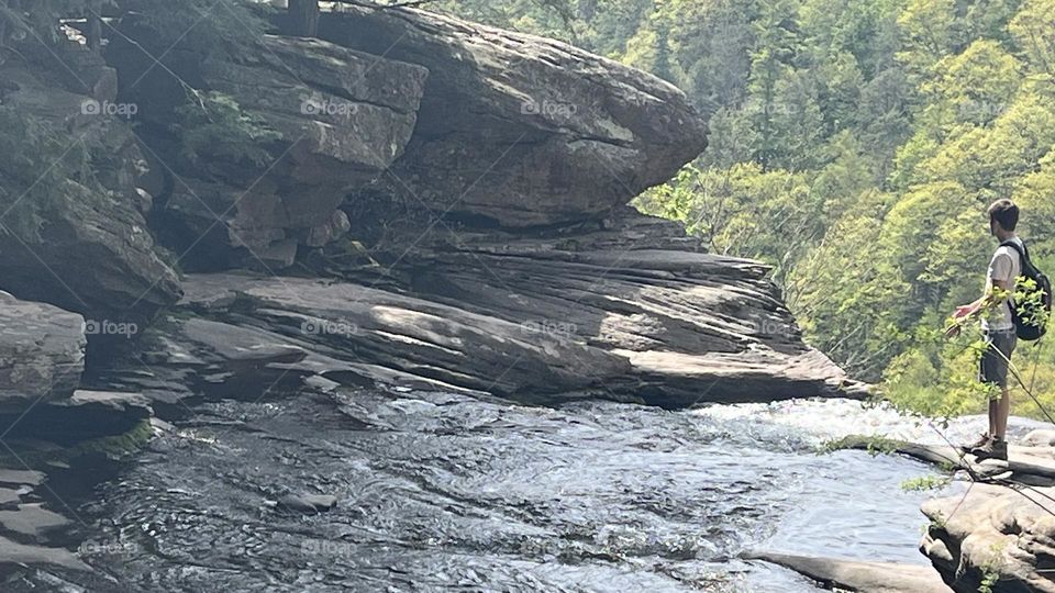 At The Top Of Kaaterskill Falls
