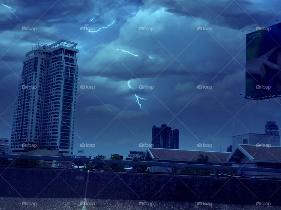 Strom. The thunderbot on the sky ....before the strom