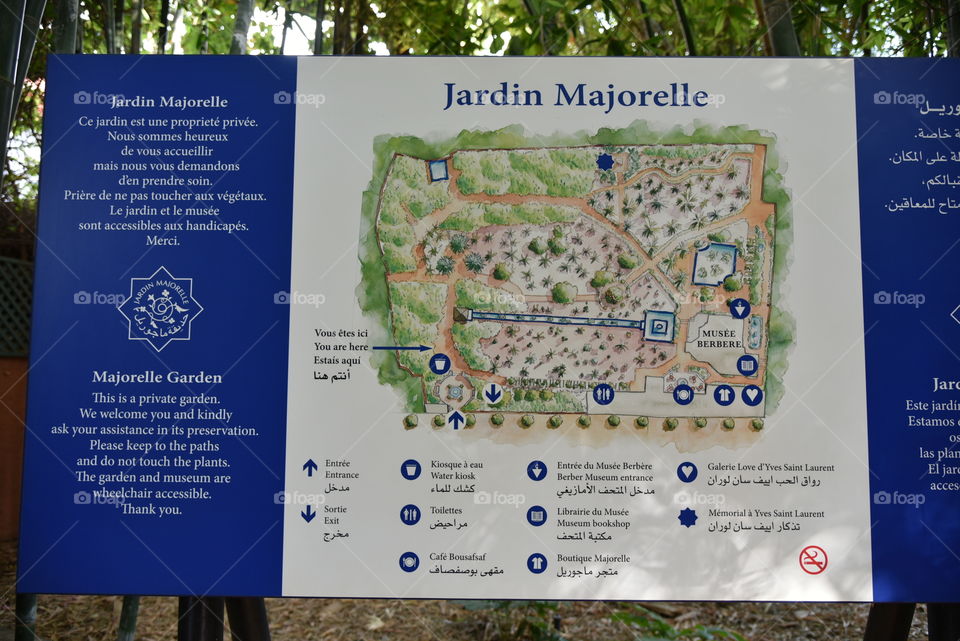 Shema to Jardin Majorelle - Yves St. Laurent Gardens - Marrakech, Morocco