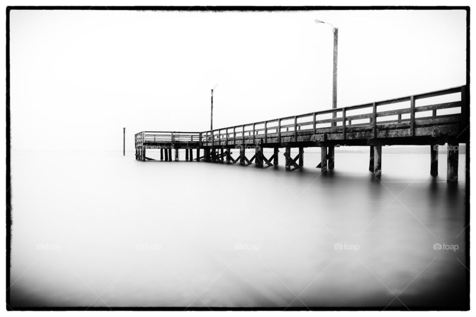 Pier in the Fog