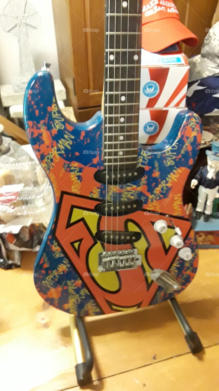 superman guitar