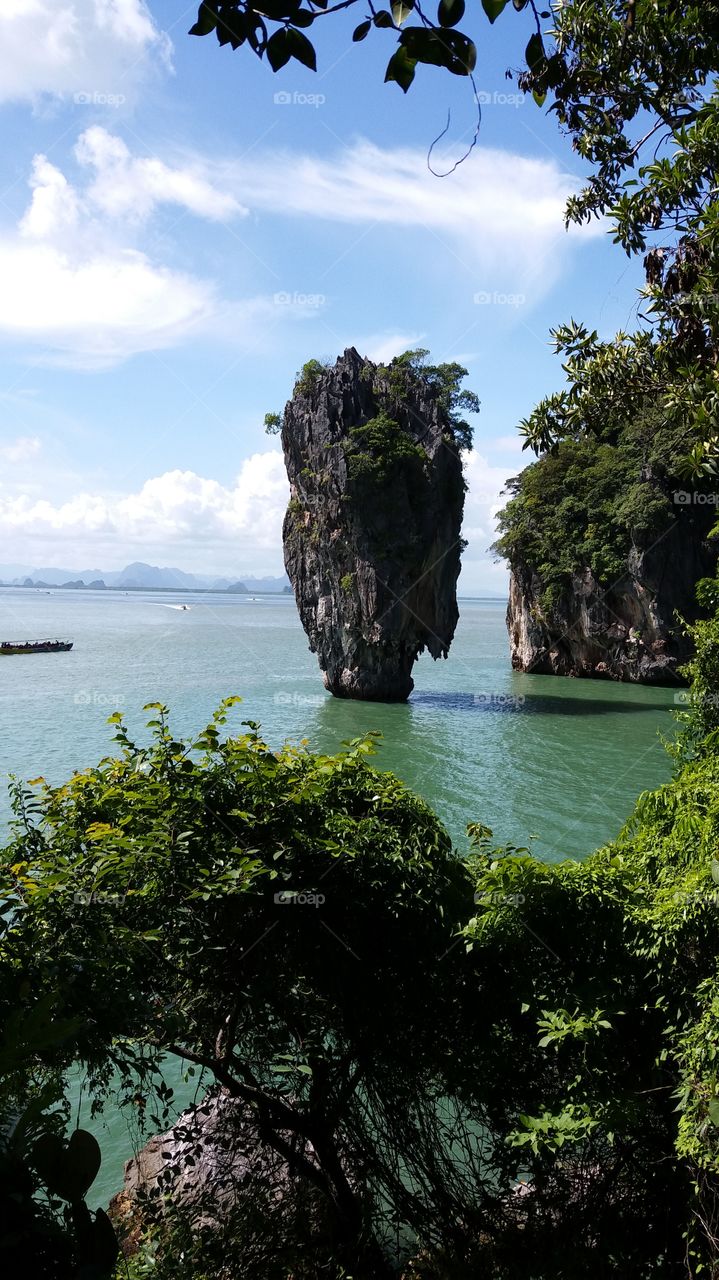 James bond island. Phangnga bay. Thailand.