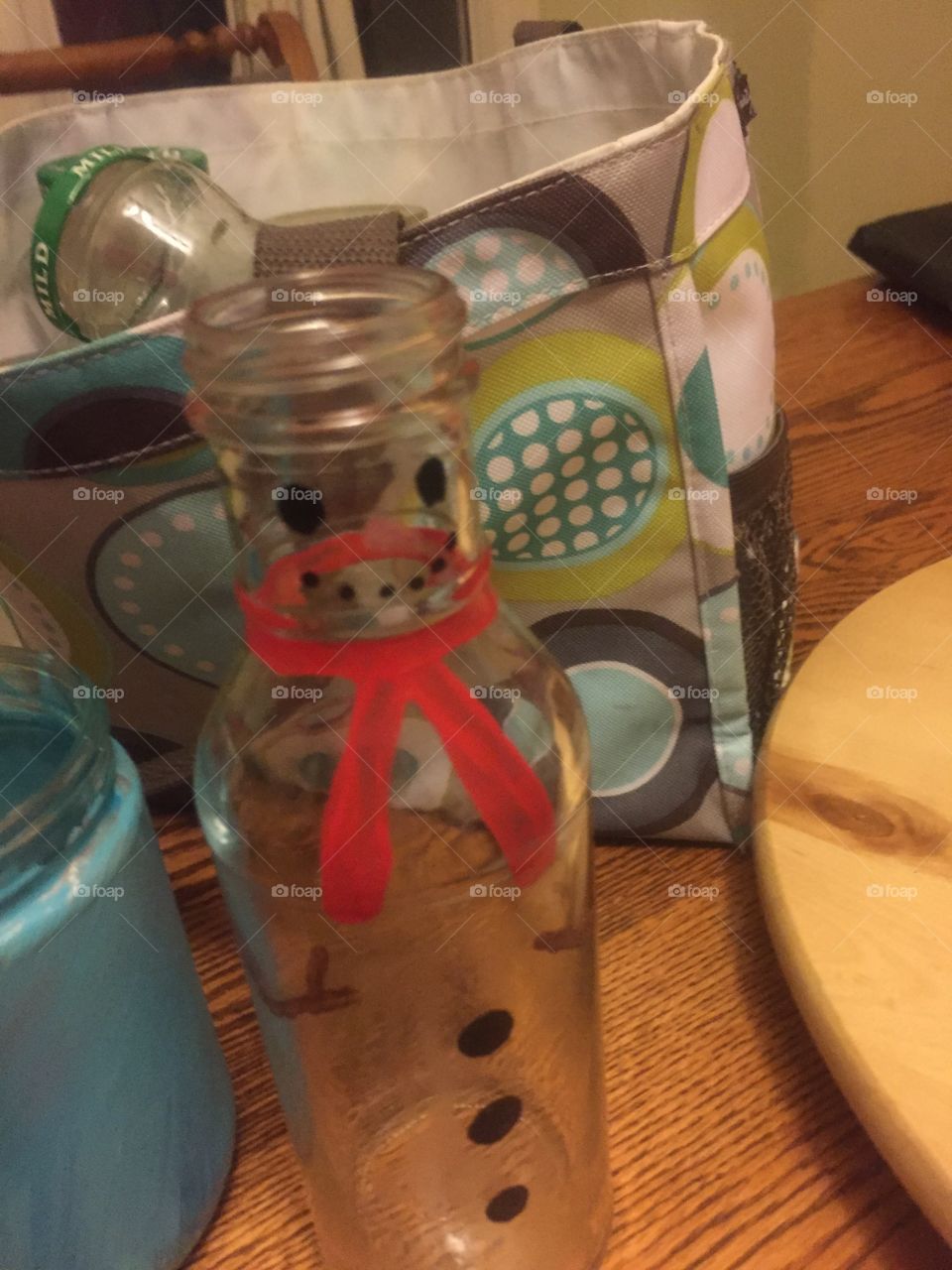 Snowman jar