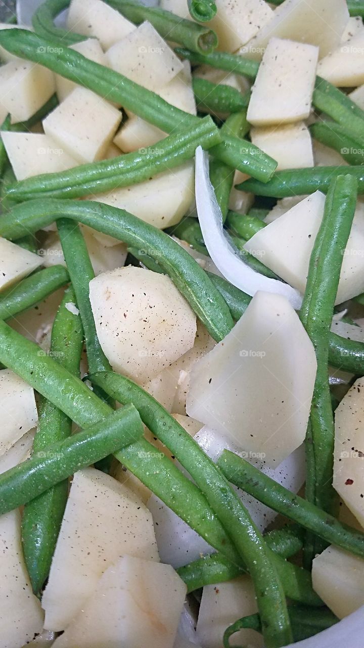 fresh veggies ready to grill