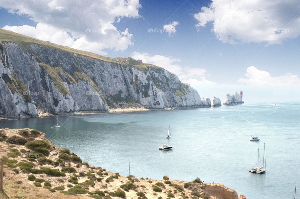 Fantastic picture on The Needles on the Isle of White