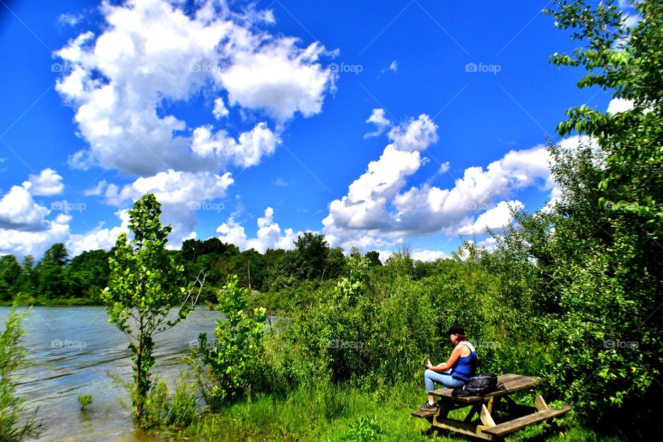 Down by the lake in Indiana 