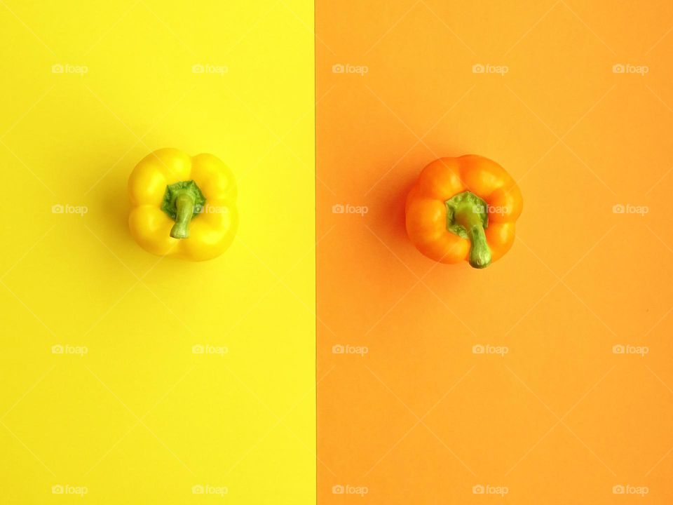 Colorful bell peppers 