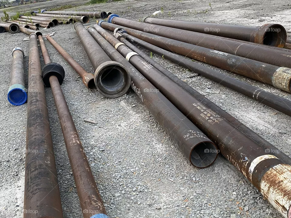 Industrial piping string 