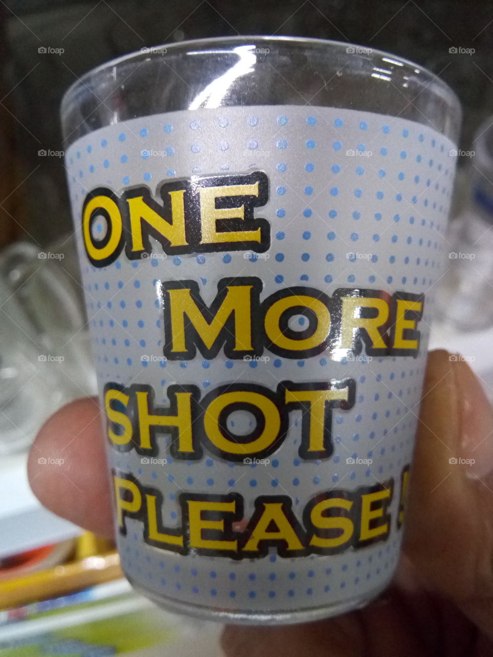 A beautiful printed glass