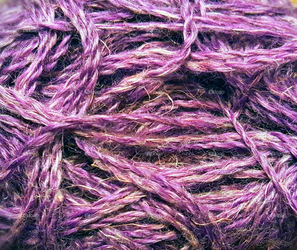 Purple wool