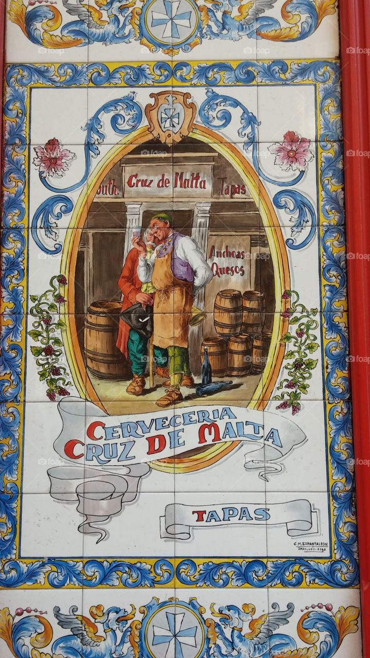 Spanish storytelling at it’s best with ceramic tile in beautiful Madrid, Spain