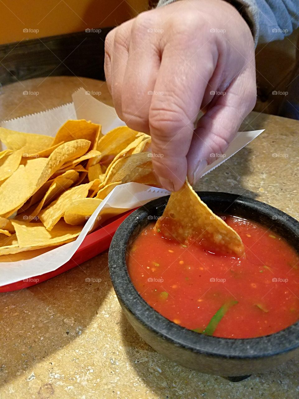 tortilla chips and salsa