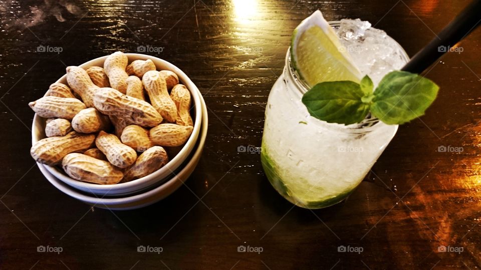 Beverage in Mason Jar