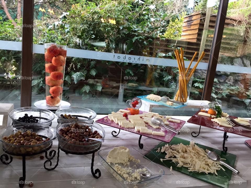 Turkish open buffet breakfast 🍩
