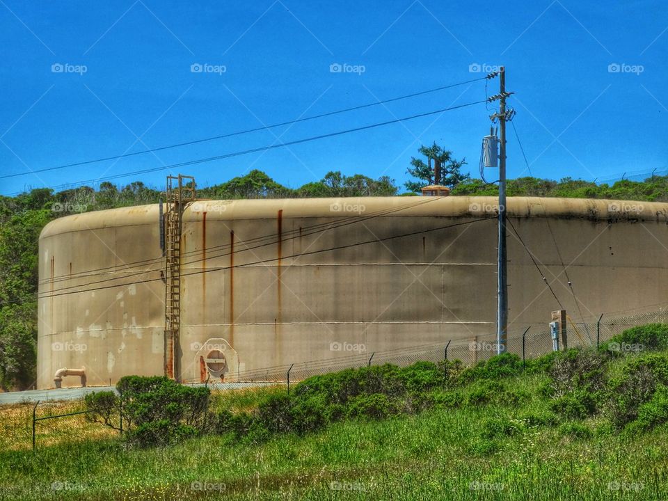 Municipal water tank