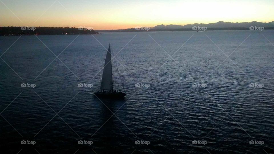 Pier View (sail boat), Seattle, Washington