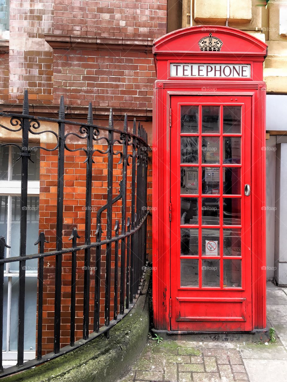 Typical British phone booth
